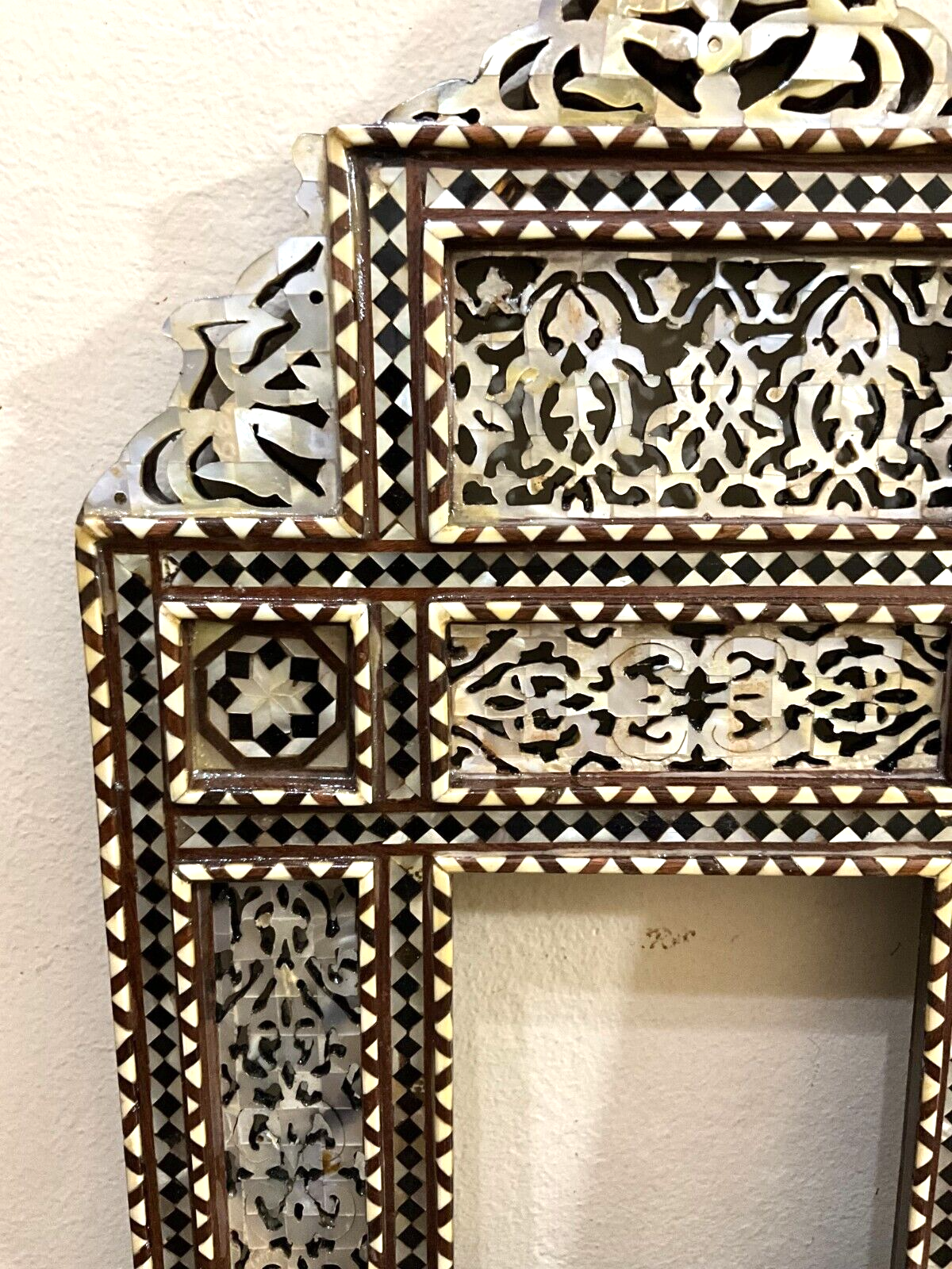 Handmade Mirror Wall Frames Decor, Art Decor Furniture, Wood Mirror Frame Inlaid