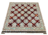 Handmade, Wood Chess Board, Game Board, Unique Board, Inlaid Mother of Pearl 17"