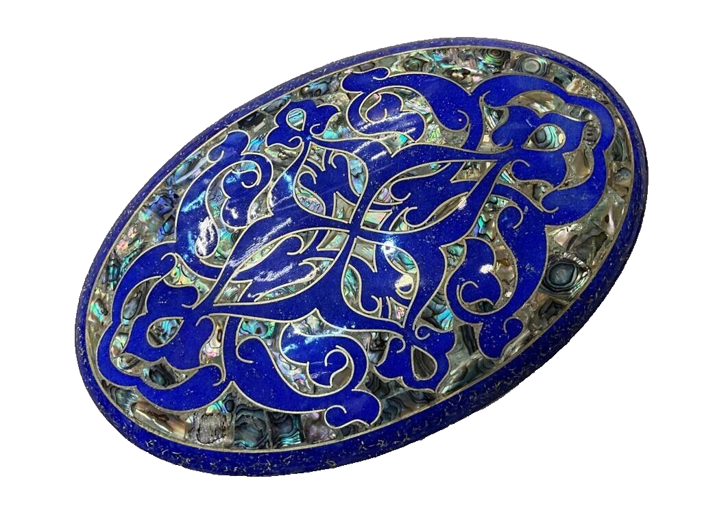 Handmade Wooden Jewelry Box Wood Trinket Storage Wood Box Mother of Pearl Inlay