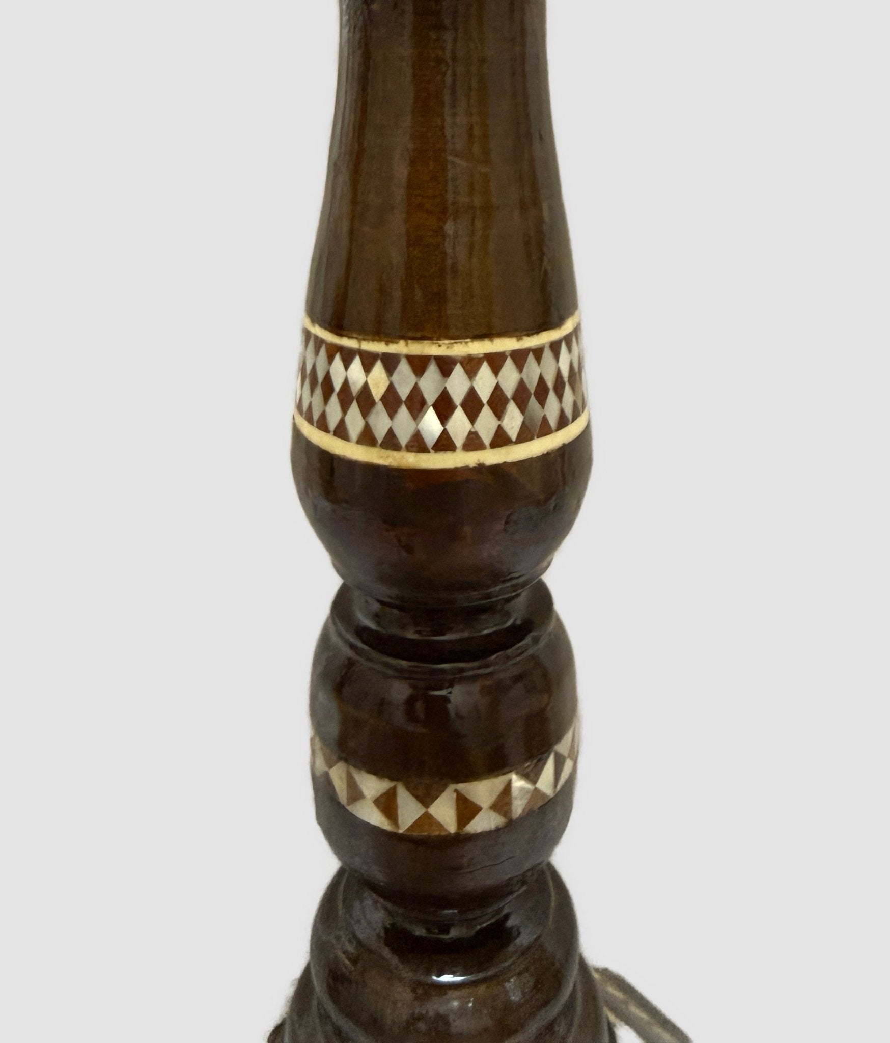 Handmade End Table Carving Wooden Table Home Decor Mother of Pearl Inlay - Laila Hand Made Gifts