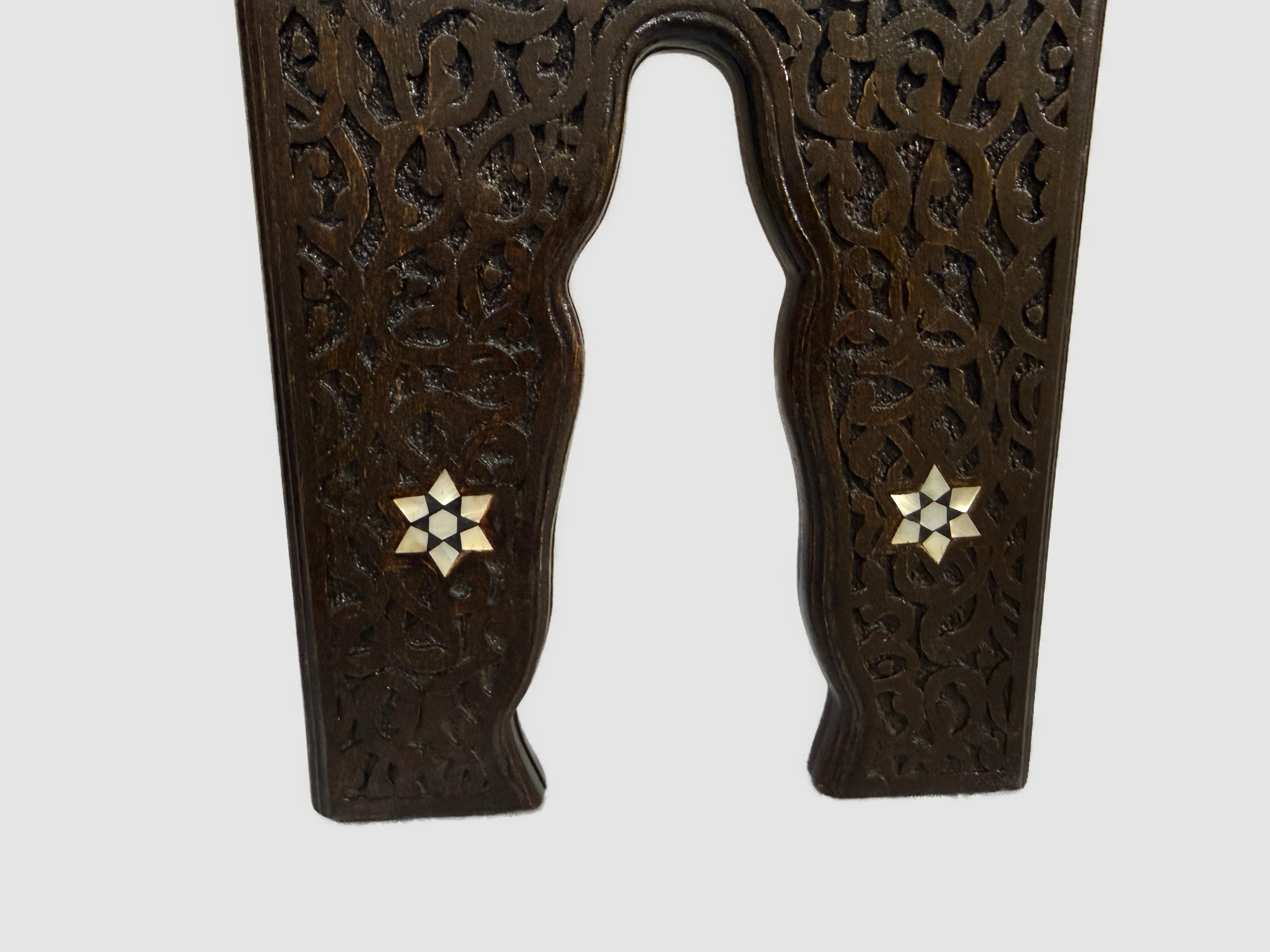 Handmade, Quran Stand, Wooden Book Stand, Islamic Home Decor, Inlaid Shell (20")