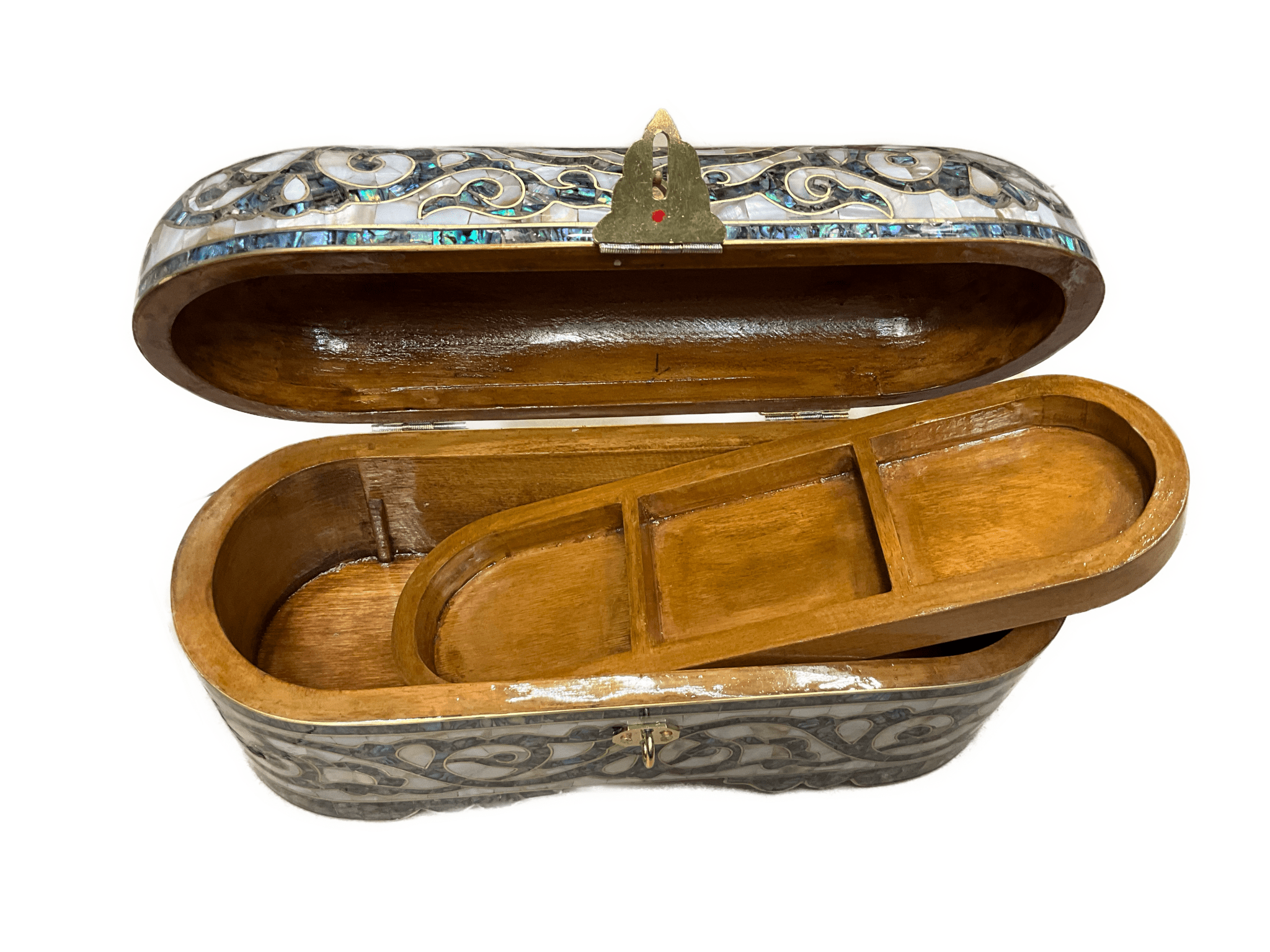 Luxury Mother of Pearl Handmade Wooden Jewelry Box - Laila Hand Made Gifts