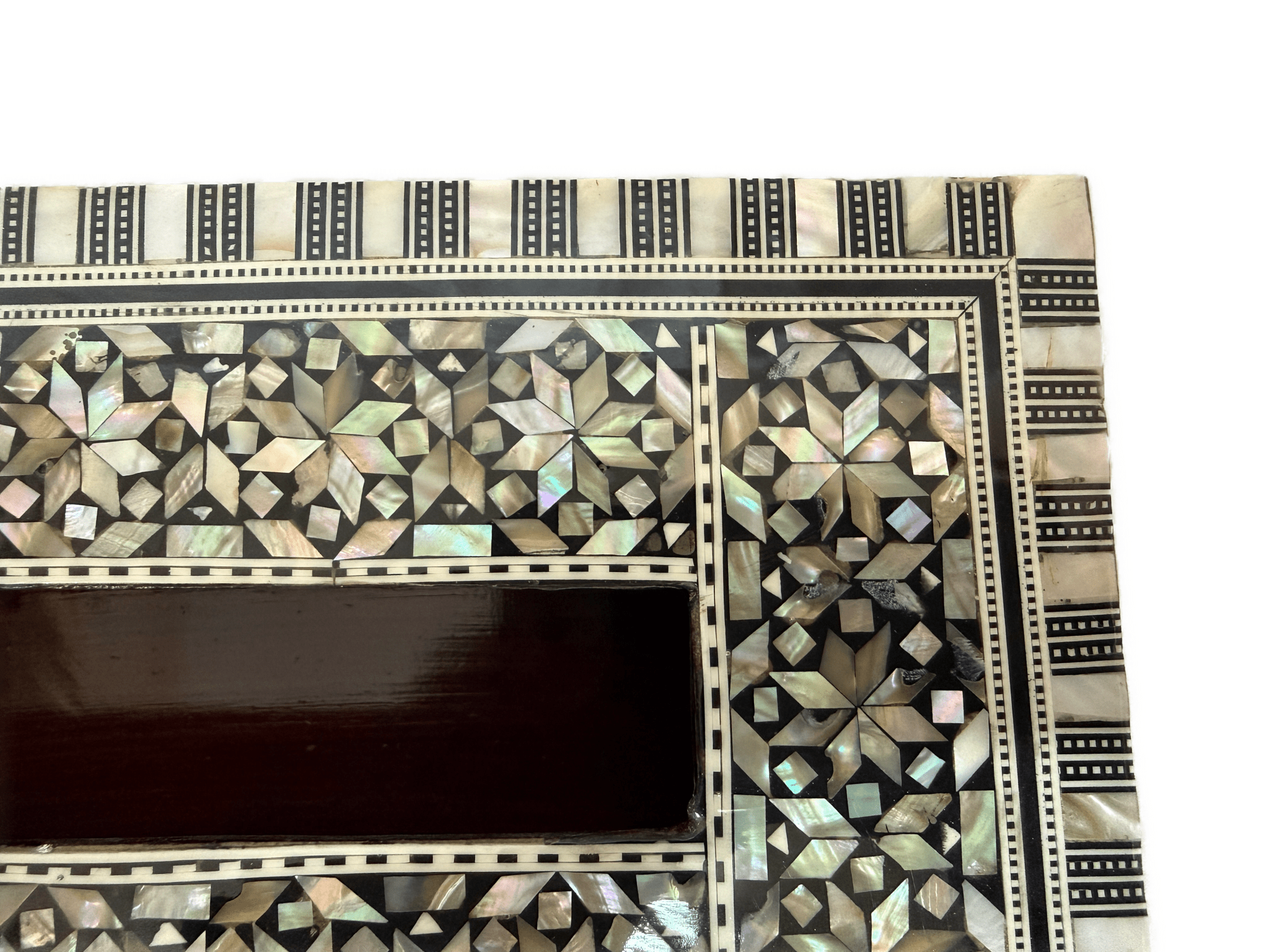 Handmade Mother of Pearl Inlaid Wooden Tissue Box Cover - Laila Hand Made Gifts