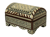 Handmade Mother of Pearl Wooden Jewelry Chest with Velvet Lining - Laila Hand Made Gifts