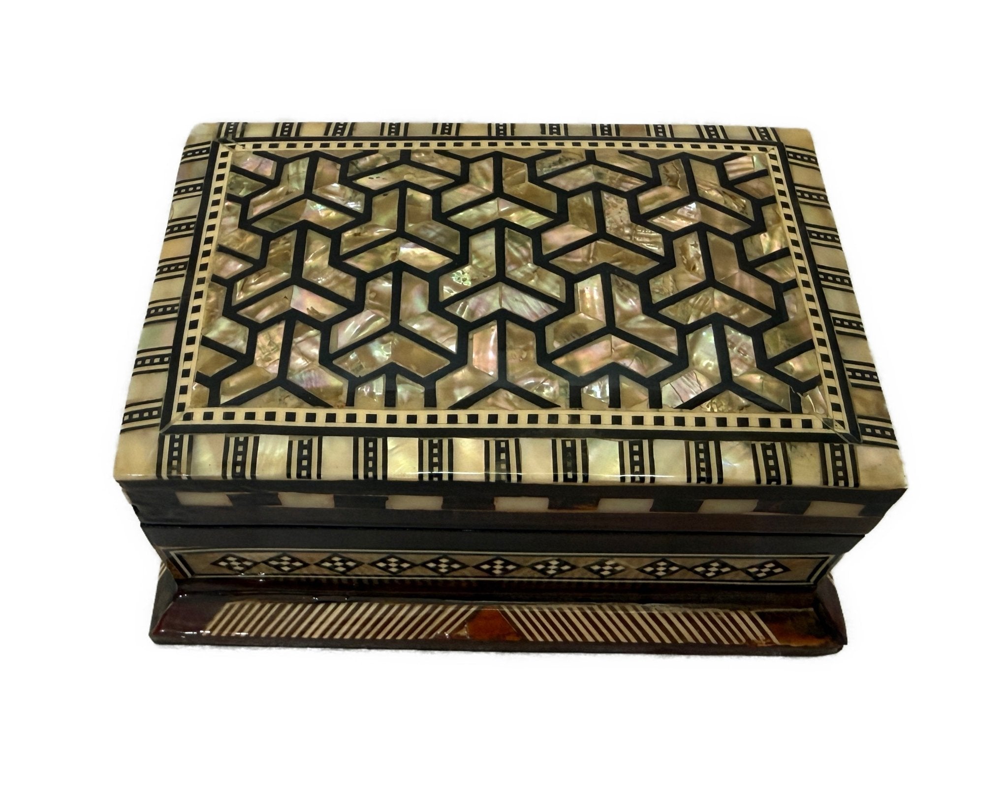 Handcrafted Mother of Pearl Keepsake Box – Luxury Wooden Jewelry Box - Laila Hand Made Gifts