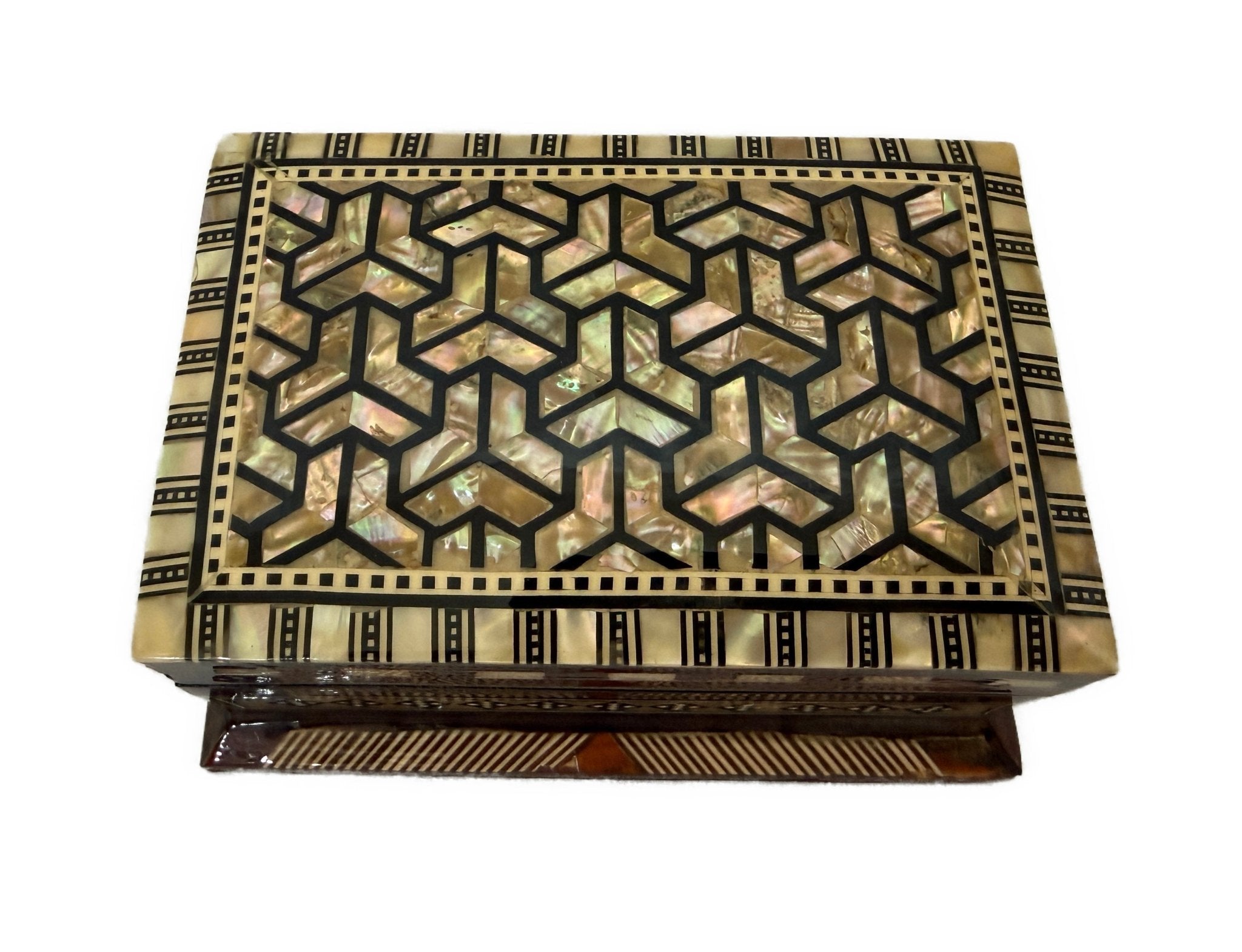 Handcrafted Mother of Pearl Keepsake Box – Luxury Wooden Jewelry Box - Laila Hand Made Gifts