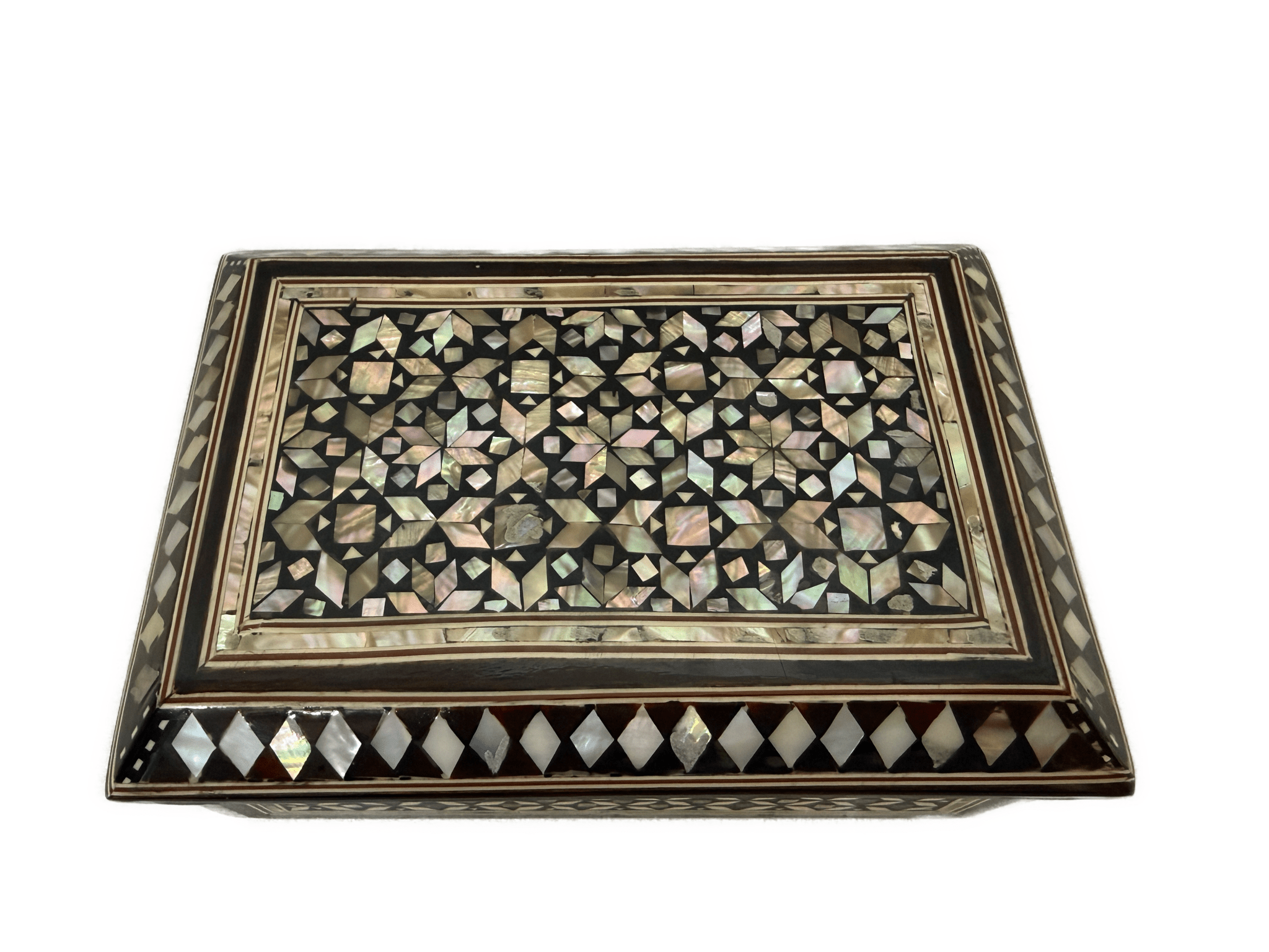 Handmade Mother of Pearl Jewelry Box – Luxury Wooden Keepsake Box - Laila Hand Made Gifts