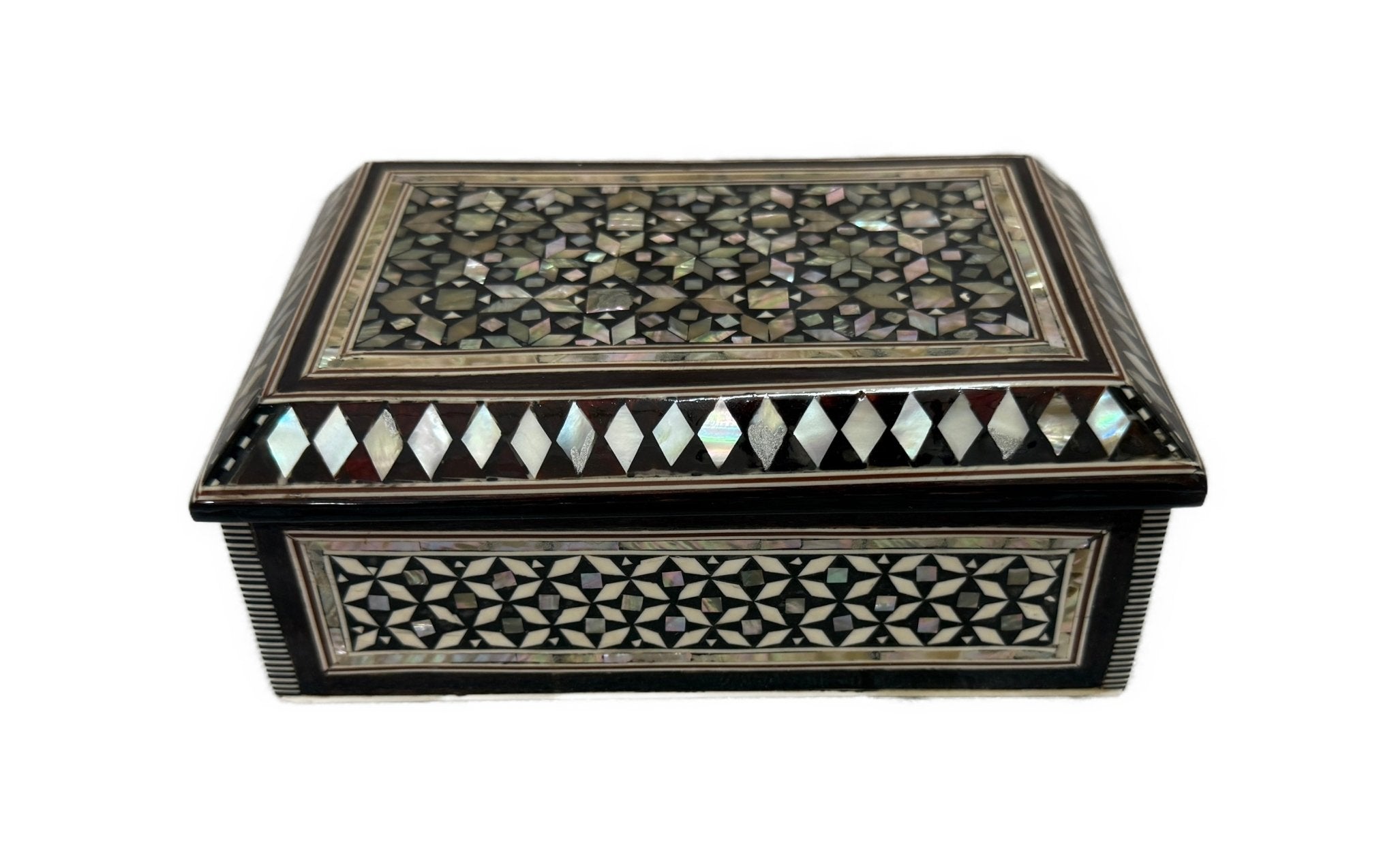 Handmade Mother of Pearl Jewelry Box – Luxury Wooden Keepsake Box - Laila Hand Made Gifts