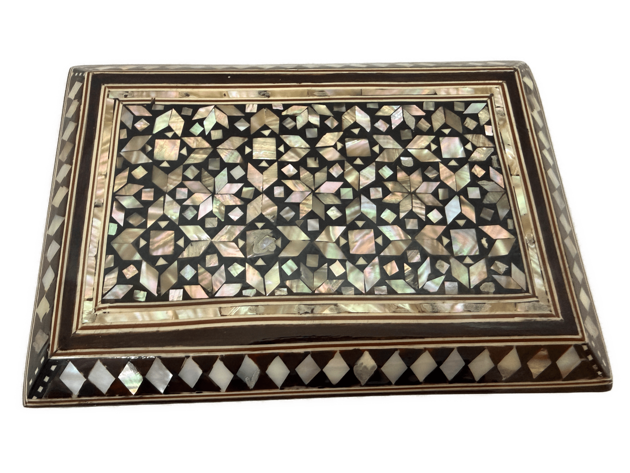 Handmade Mother of Pearl Jewelry Box – Luxury Wooden Keepsake Box - Laila Hand Made Gifts