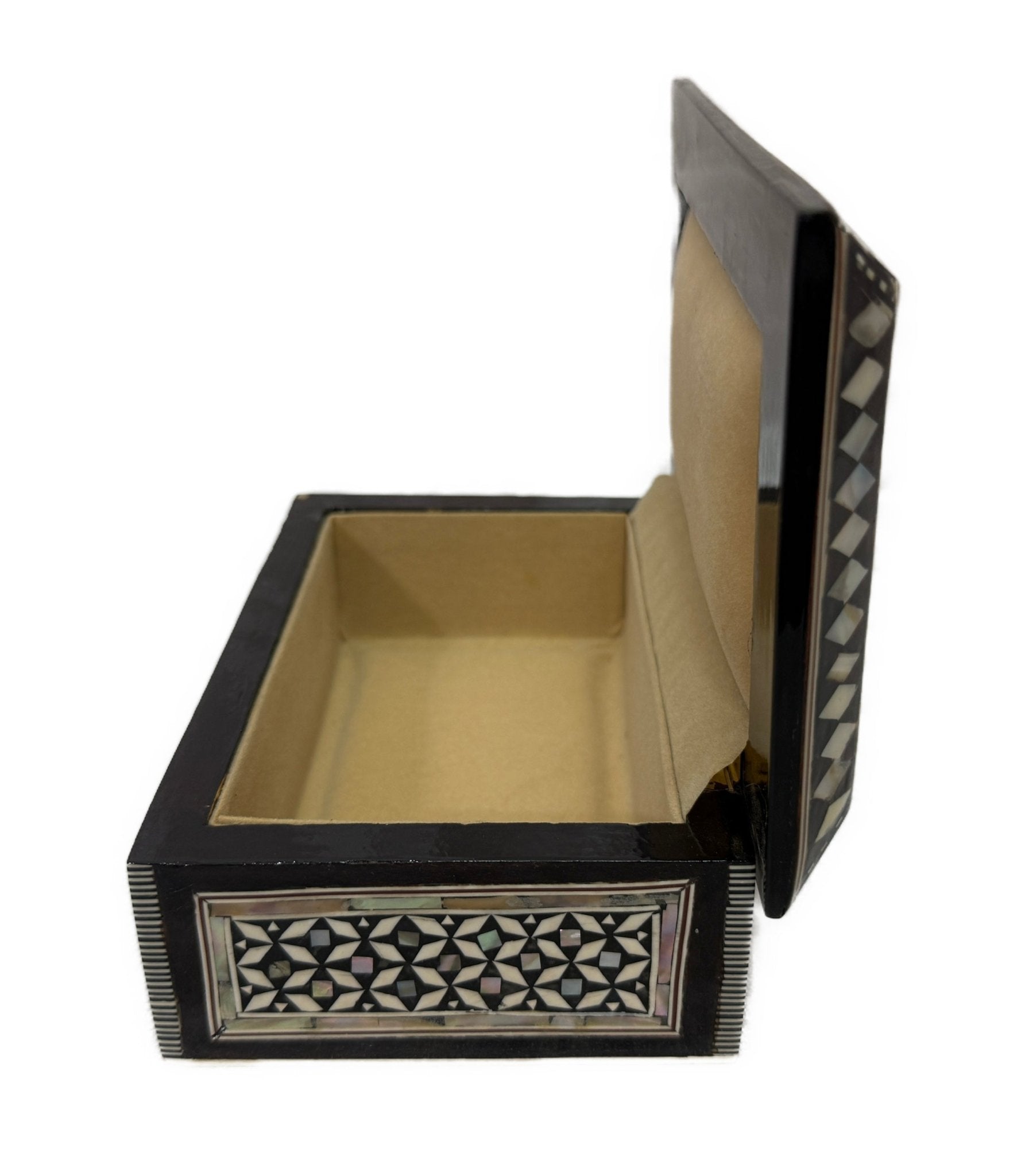 Handmade Mother of Pearl Jewelry Box – Luxury Wooden Keepsake Box - Laila Hand Made Gifts