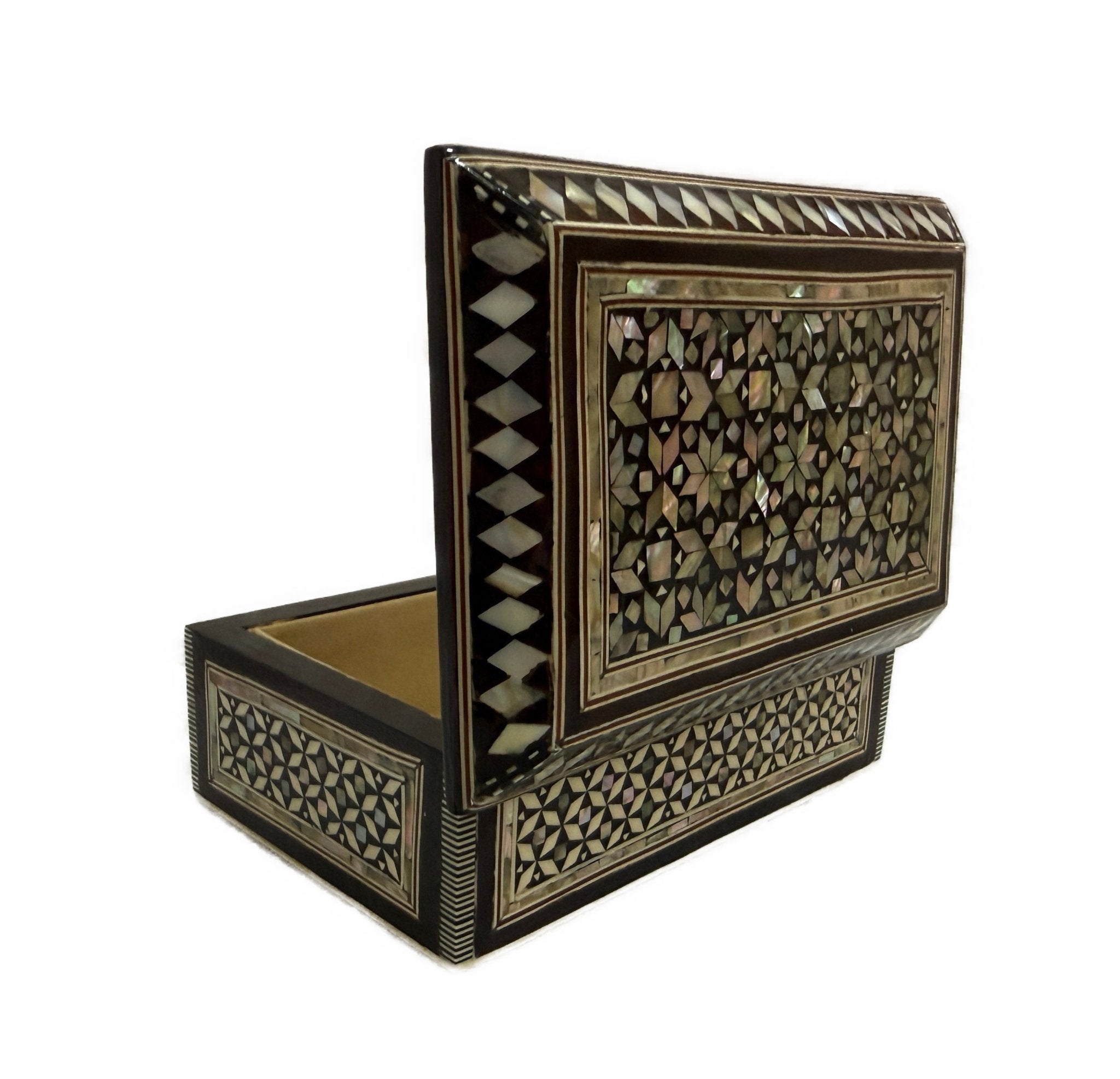 Handmade Mother of Pearl Jewelry Box – Luxury Wooden Keepsake Box - Laila Hand Made Gifts
