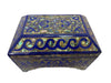 Handmade Lapis & Mother of Pearl Jewelry Box - Trinket Box from Egypt - Laila Hand Made Gifts