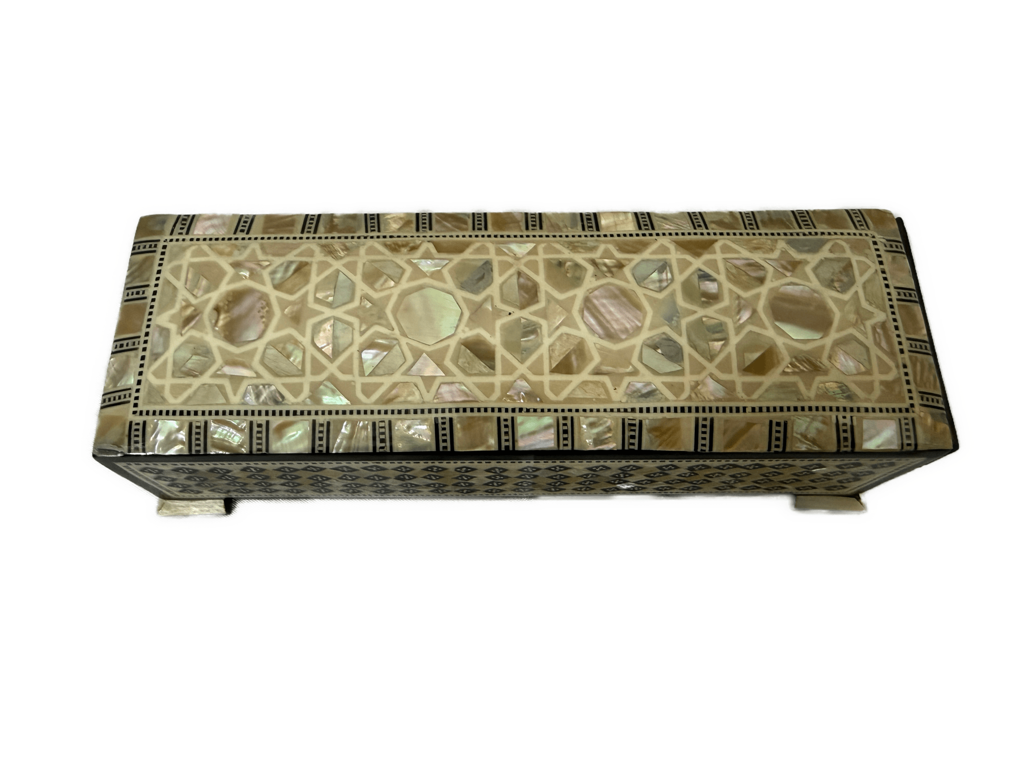 Handmade Mother of Pearl Jewelry Box with Sliding Drawer – Luxury Wooden Keepsake Box - Laila Hand Made Gifts
