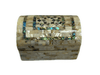 Handmade Mother of Pearl Jewelry Box – Geometric Inlay - Laila Hand Made Gifts