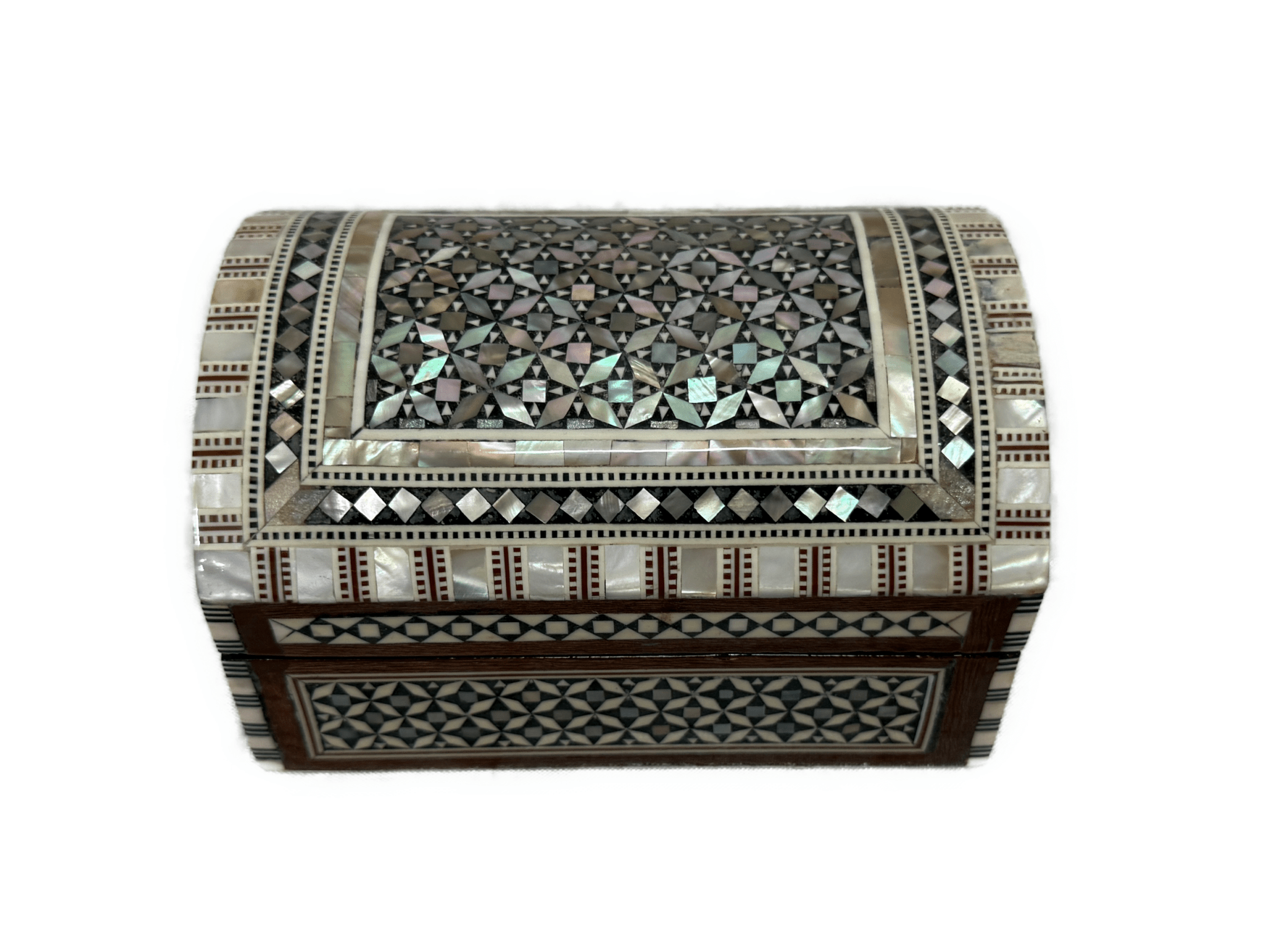 Handmade Mother of Pearl Treasure Chest Jewelry Box - Laila Hand Made Gifts