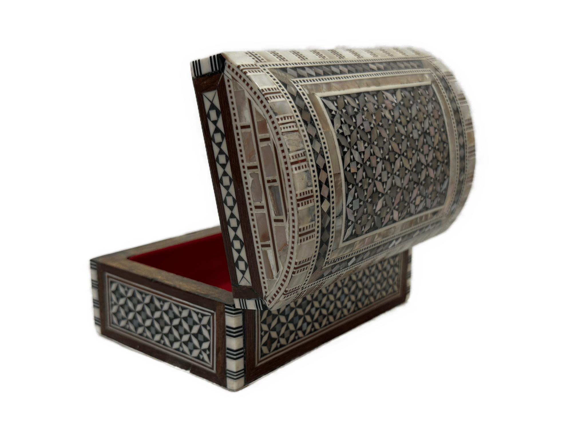 Handmade Mother of Pearl Treasure Chest Jewelry Box - Laila Hand Made Gifts