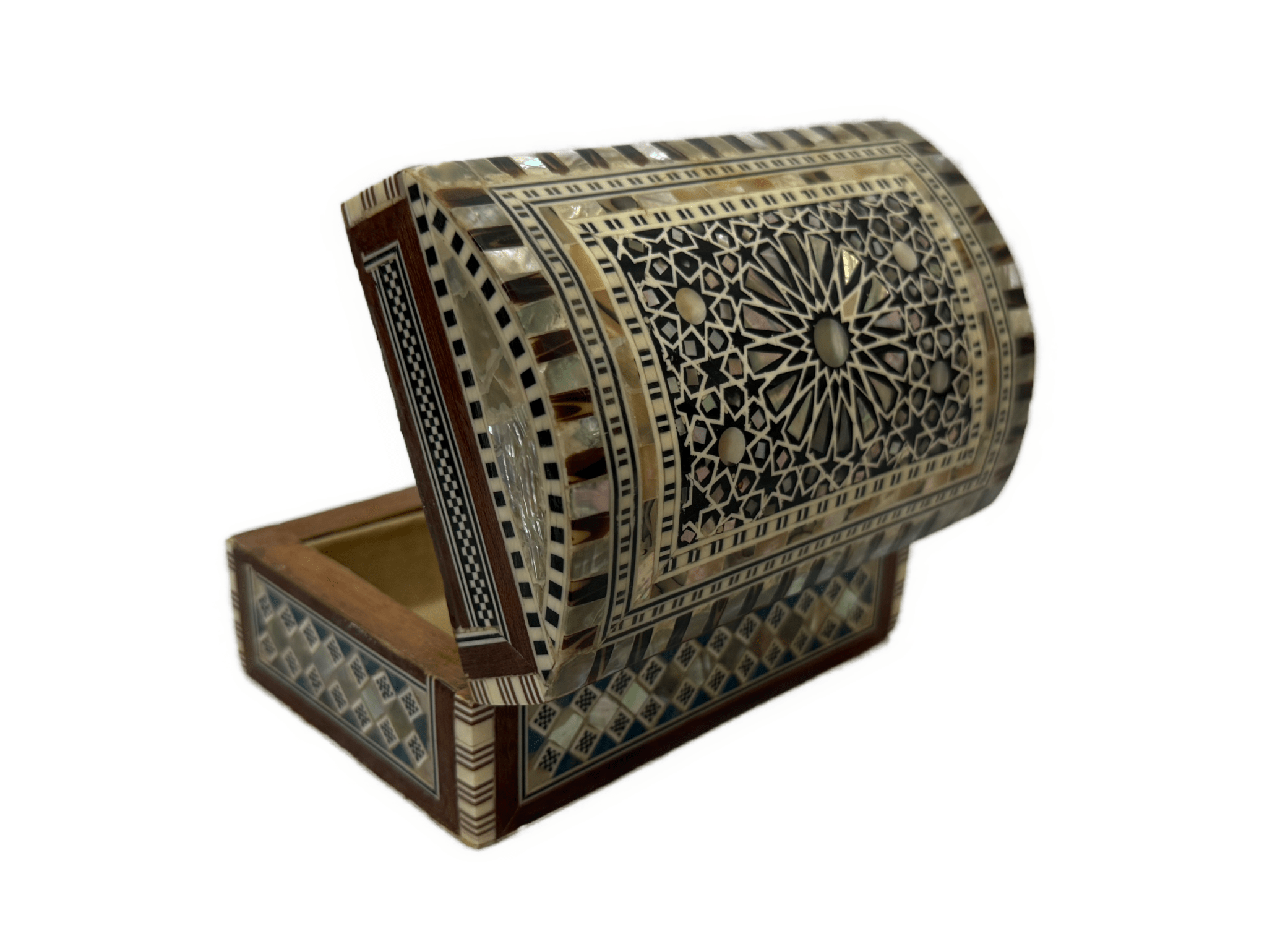 Handmade Mother of Pearl Keepsake Box – Luxury Wooden Chest - Laila Hand Made Gifts