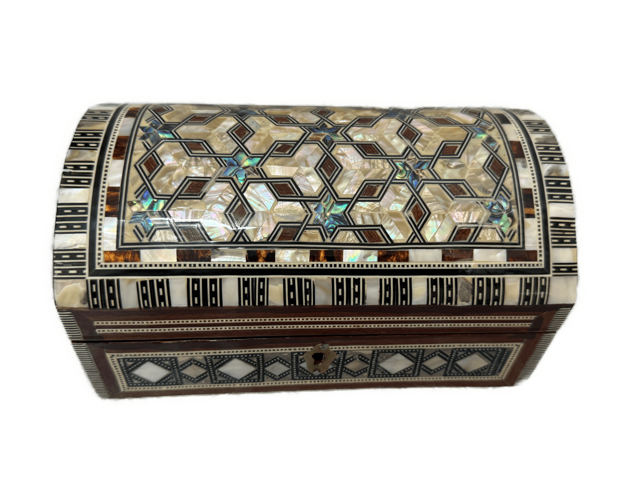 Handmade Mother of Pearl Jewelry Box Wooden Trinket Box - Laila Hand Made Gifts