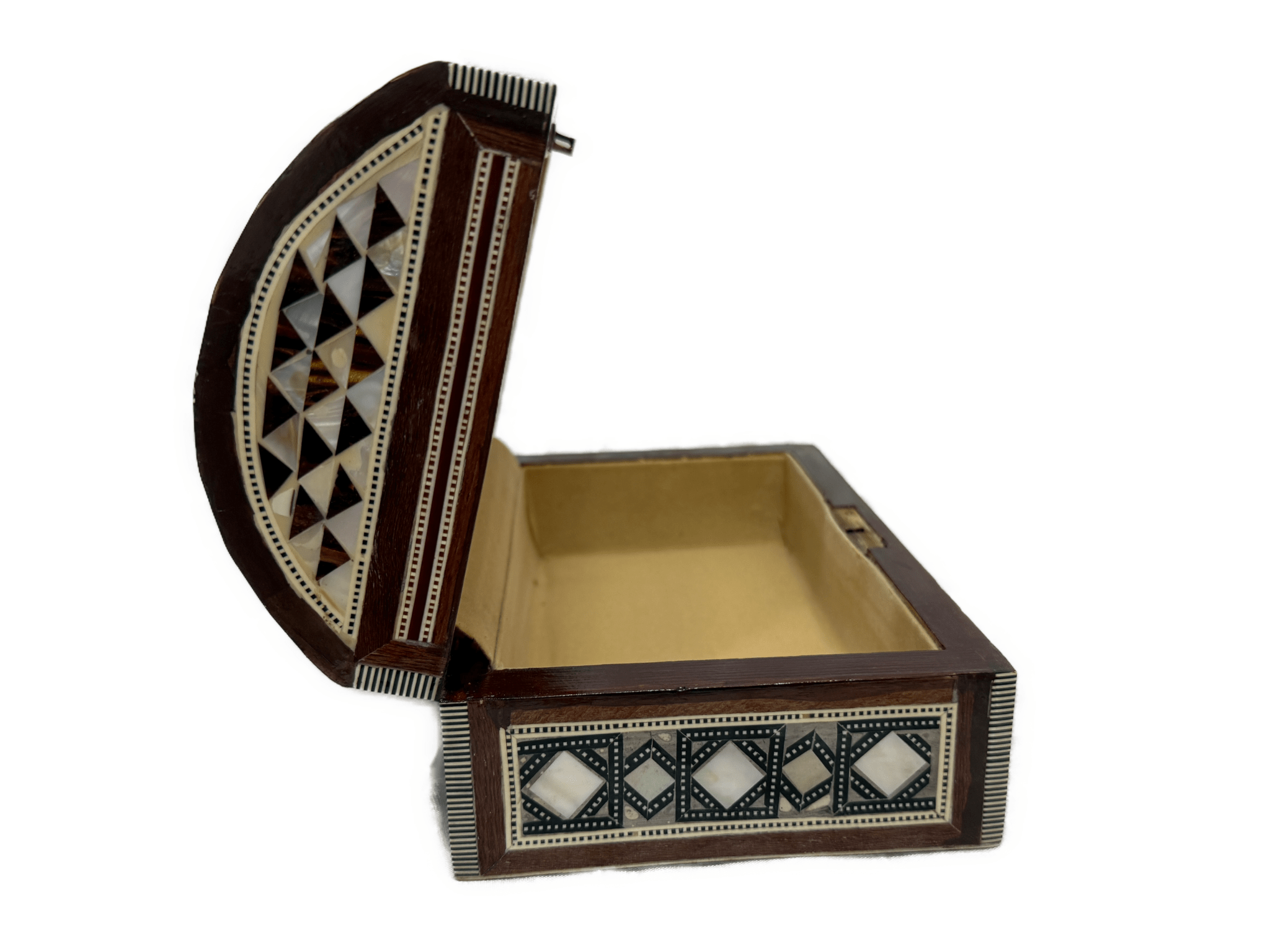 Handmade Mother of Pearl Jewelry Box Wooden Trinket Box - Laila Hand Made Gifts