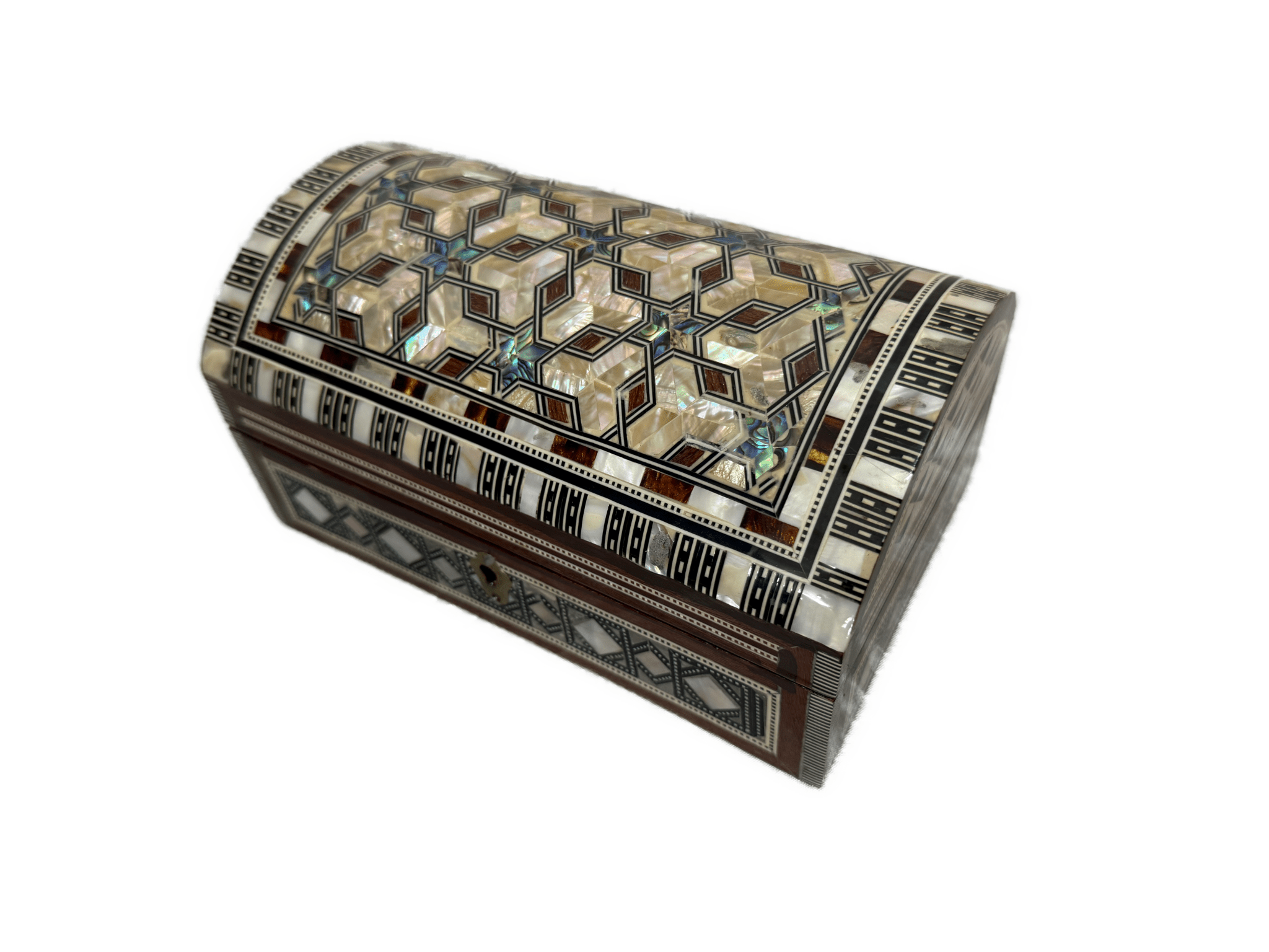 Handmade Mother of Pearl Jewelry Box Wooden Trinket Box - Laila Hand Made Gifts