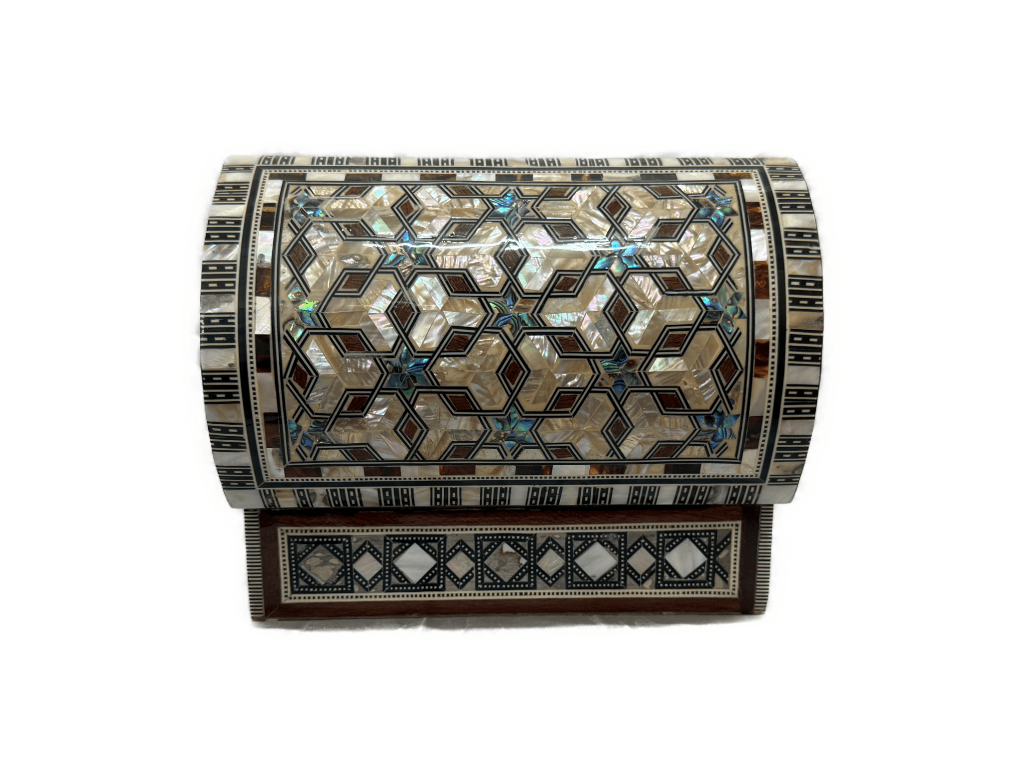 Handmade Mother of Pearl Jewelry Box Wooden Trinket Box - Laila Hand Made Gifts