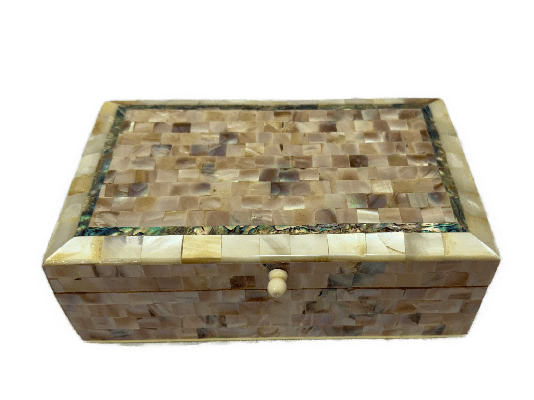 Handmade Mother of Pearl Jewelry Box Wooden Keepsake Box - Laila Hand Made Gifts