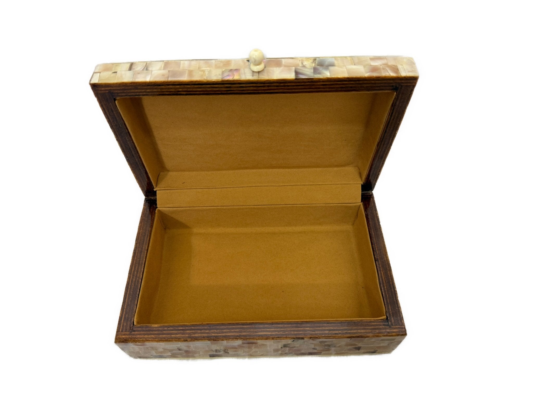 Handmade Mother of Pearl Jewelry Box Wooden Keepsake Box - Laila Hand Made Gifts