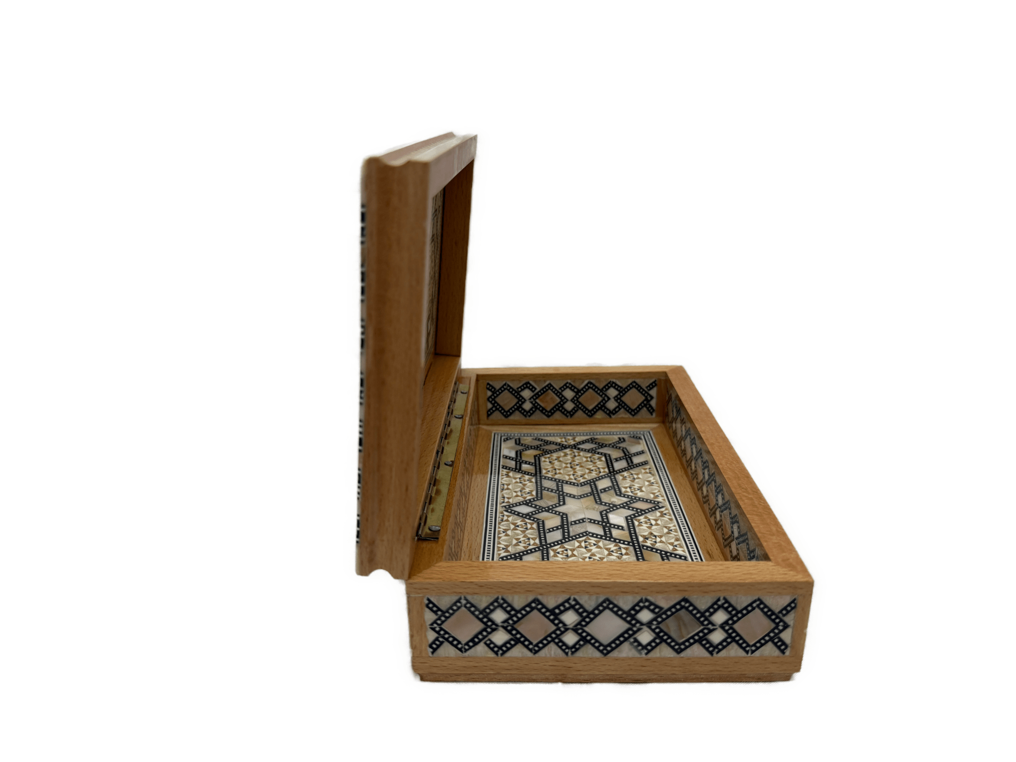 Handmade Mother of Pearl Jewelry Box – Luxury Wooden Keepsake Box - Laila Hand Made Gifts