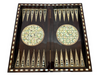 Handmade Mother of Pearl Backgammon & Chess Board | Luxury Wooden Game Set
