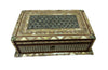 Handmade Shell Inlay Jewelry Box – Egyptian Geometric Design - Laila Hand Made Gifts