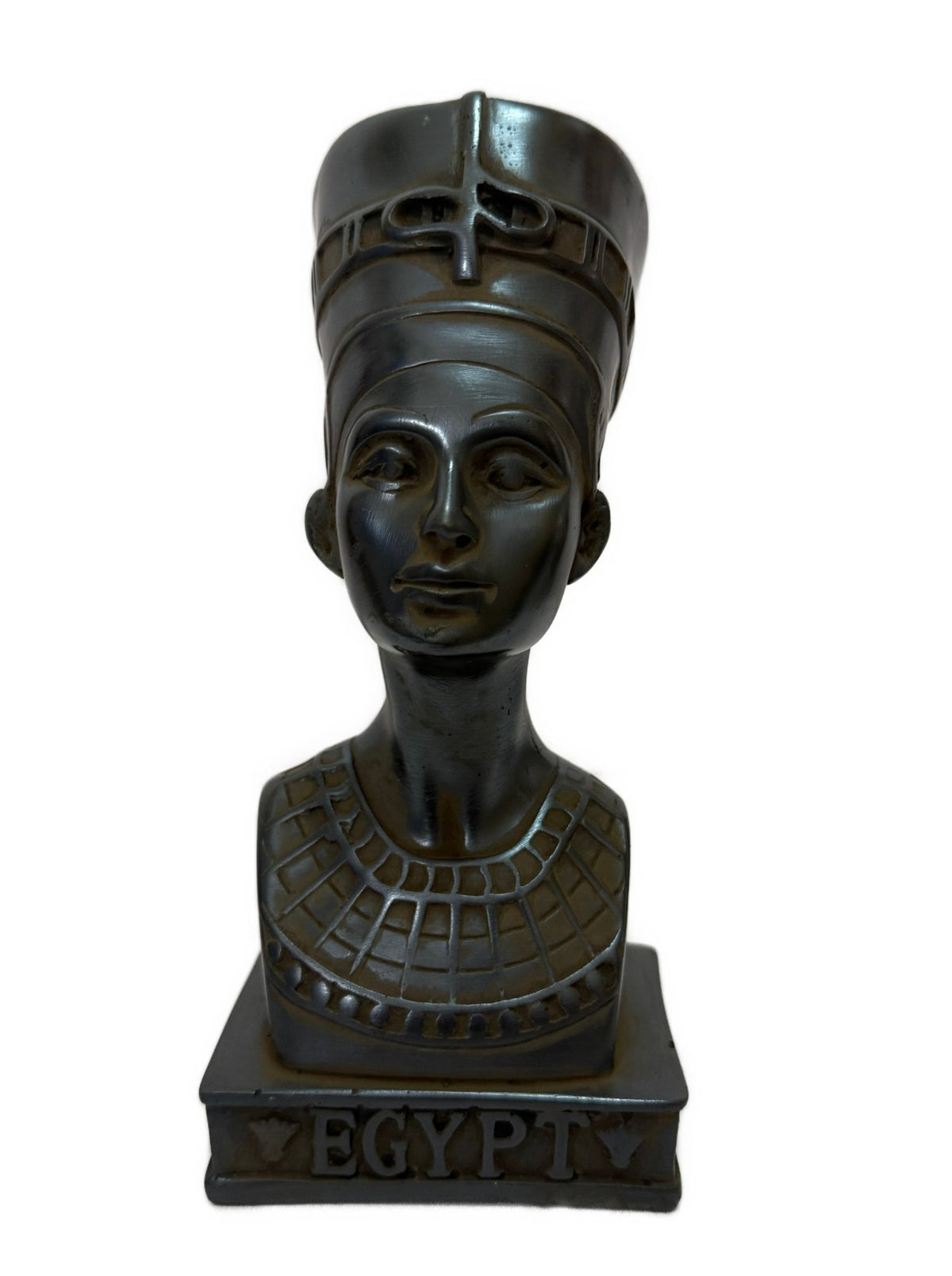 Egyptian Basalt Bust Sculpture – Ancient Egyptian Decor - Laila Hand Made Gifts
