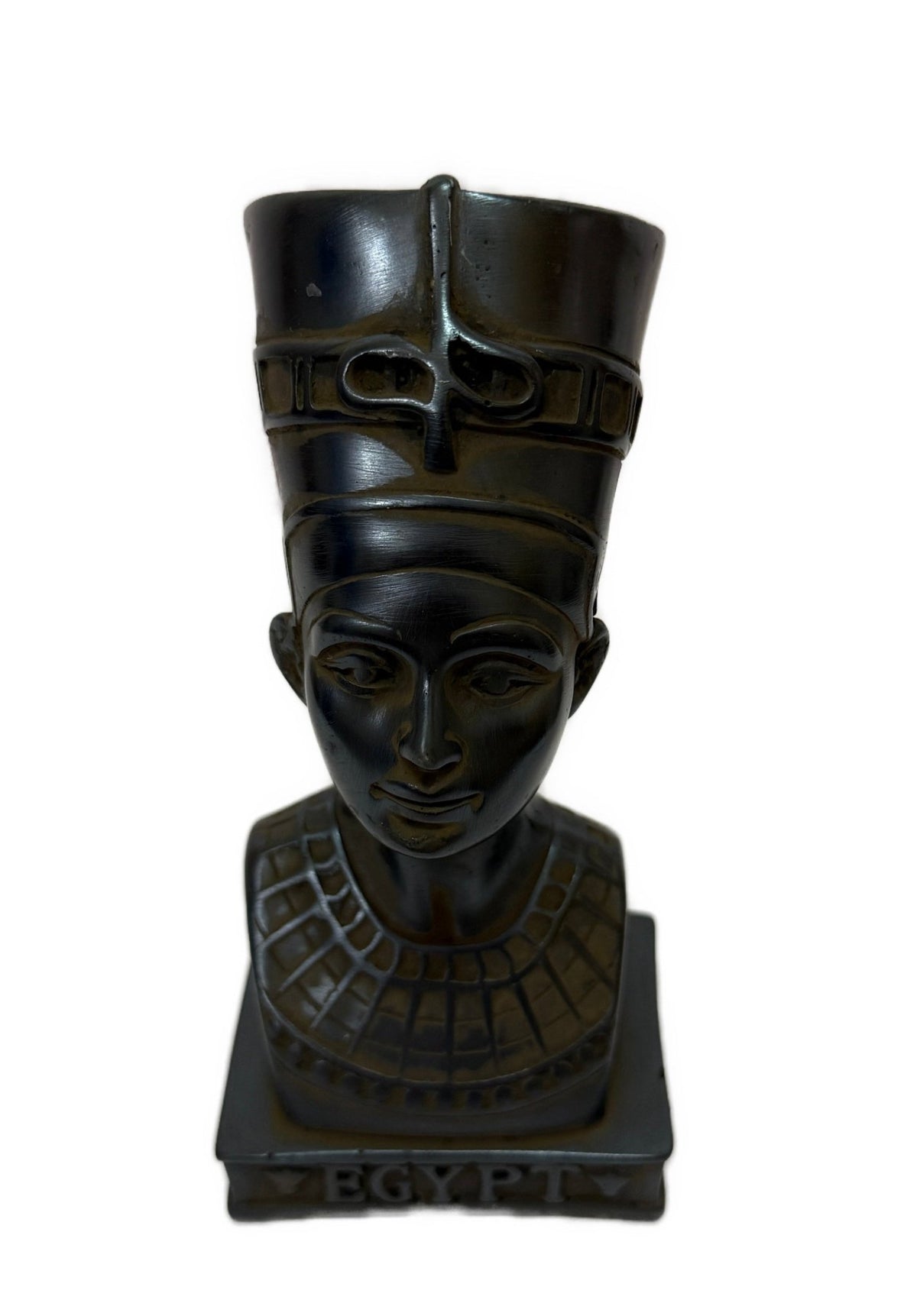 Egyptian Basalt Bust Sculpture – Ancient Egyptian Decor - Laila Hand Made Gifts