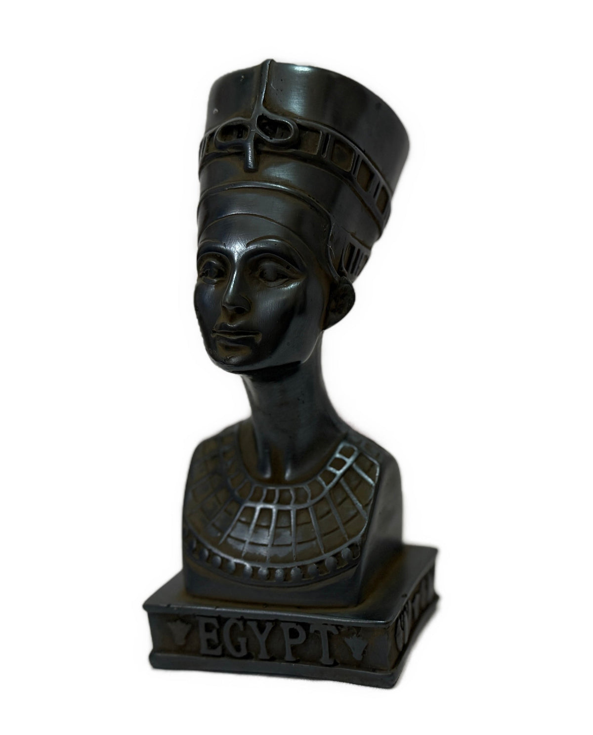 Egyptian Basalt Bust Sculpture – Ancient Egyptian Decor - Laila Hand Made Gifts