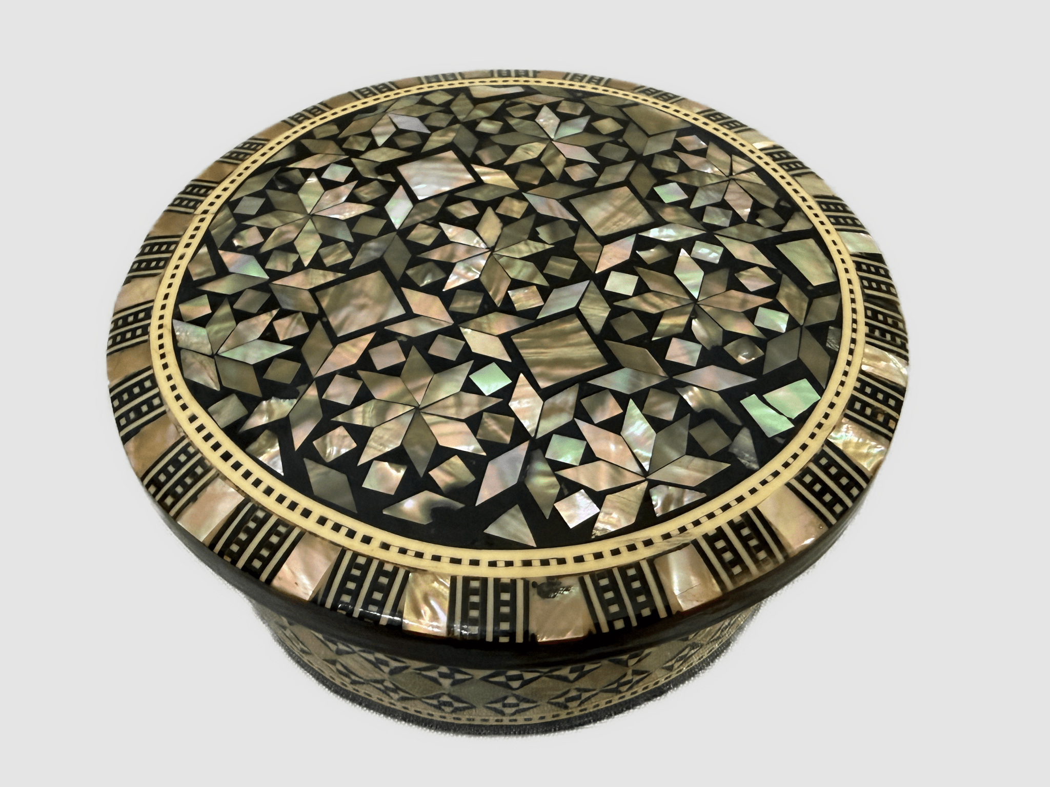 Handmade Mother of Pearl Jewelry Box – Egyptian Inlay Wooden Trinket Box - Laila Hand Made Gifts