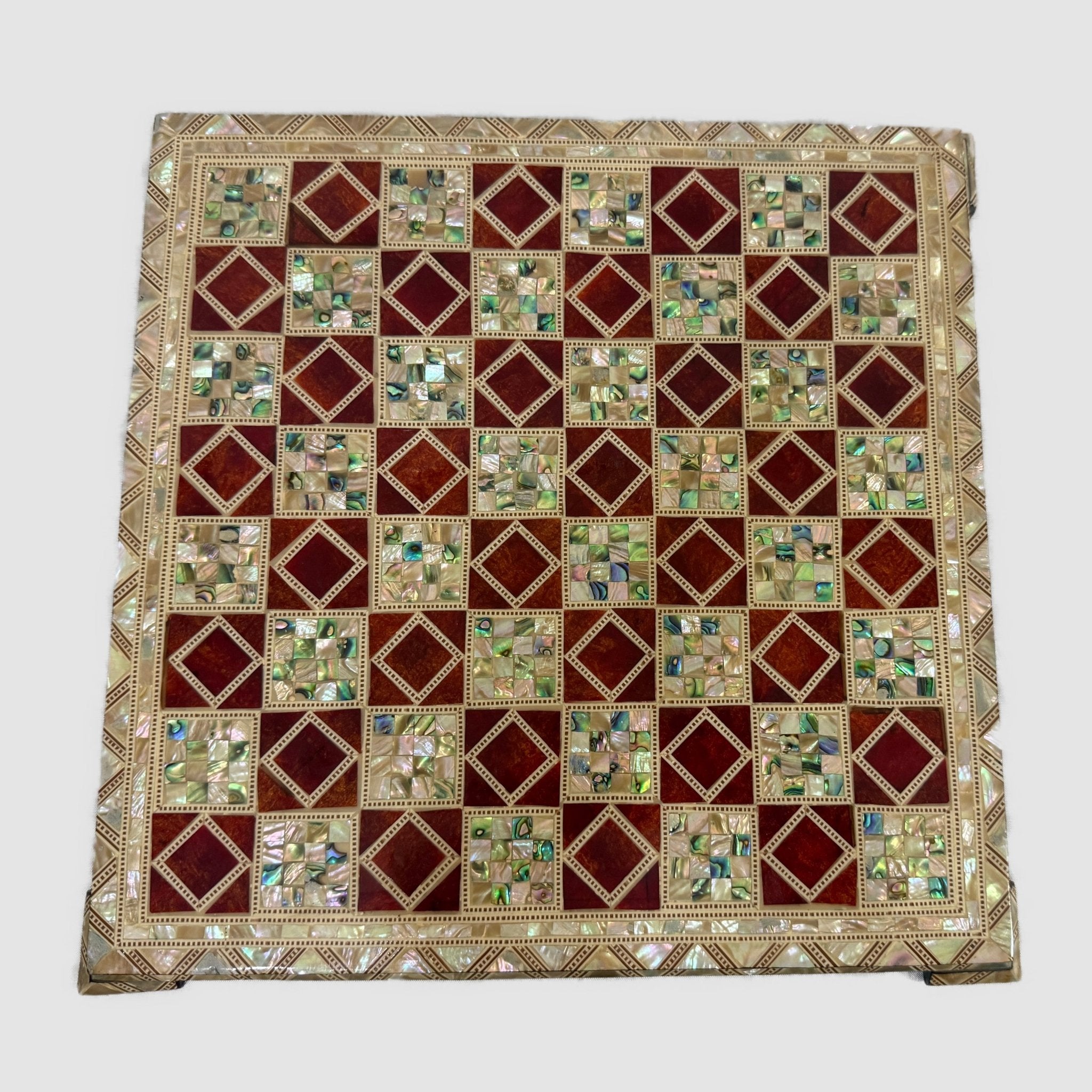 Handcrafted Mother of Pearl Chess Board - Laila Hand Made Gifts