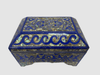 Handmade Lapis & Mother of Pearl Jewelry Box - Trinket Box from Egypt - Laila Hand Made Gifts