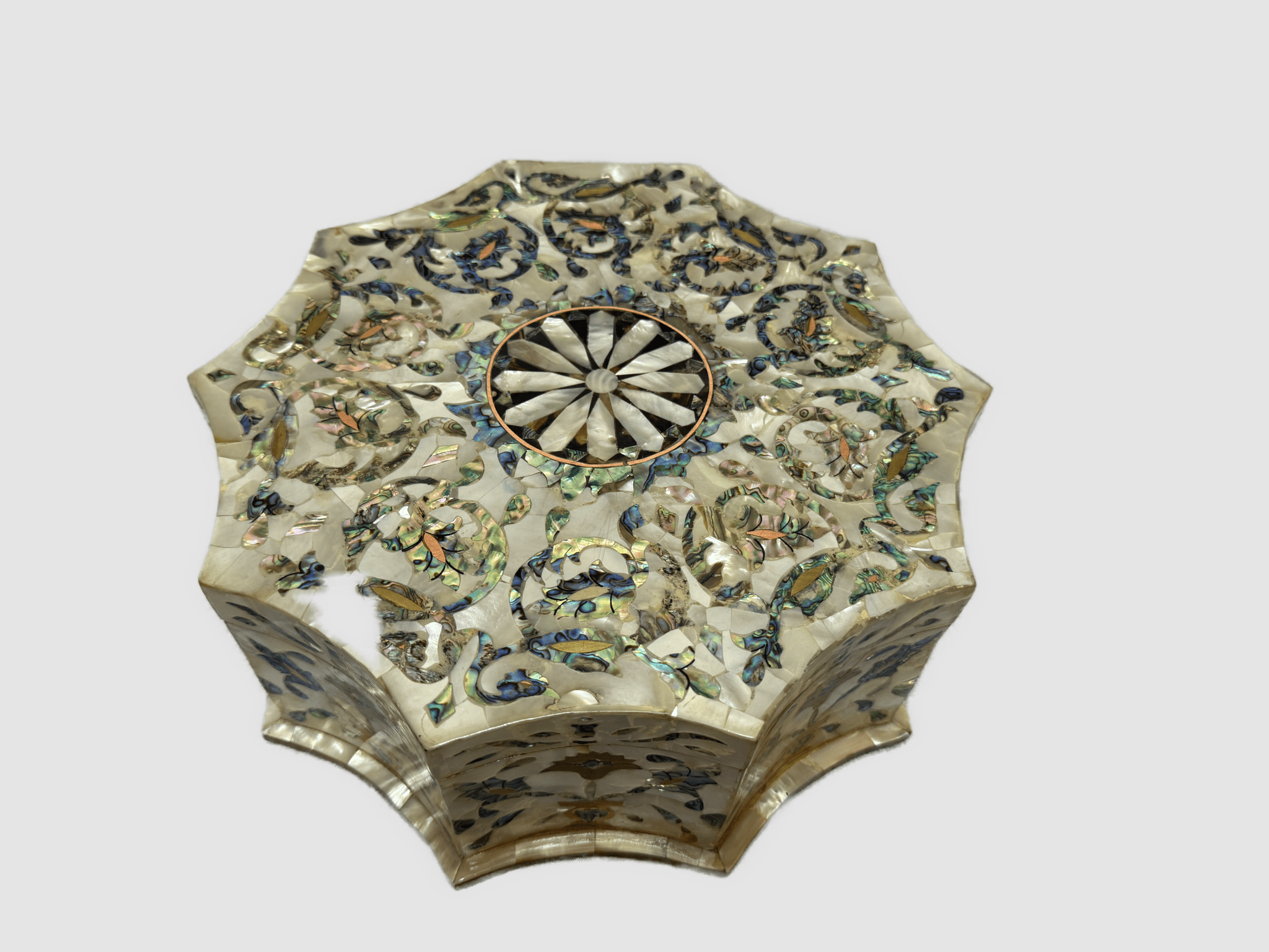 Handmade Wooden Jewelry Box with Mother of Pearl Inlay – Luxury Trinket Storage Box - Laila Hand Made Gifts