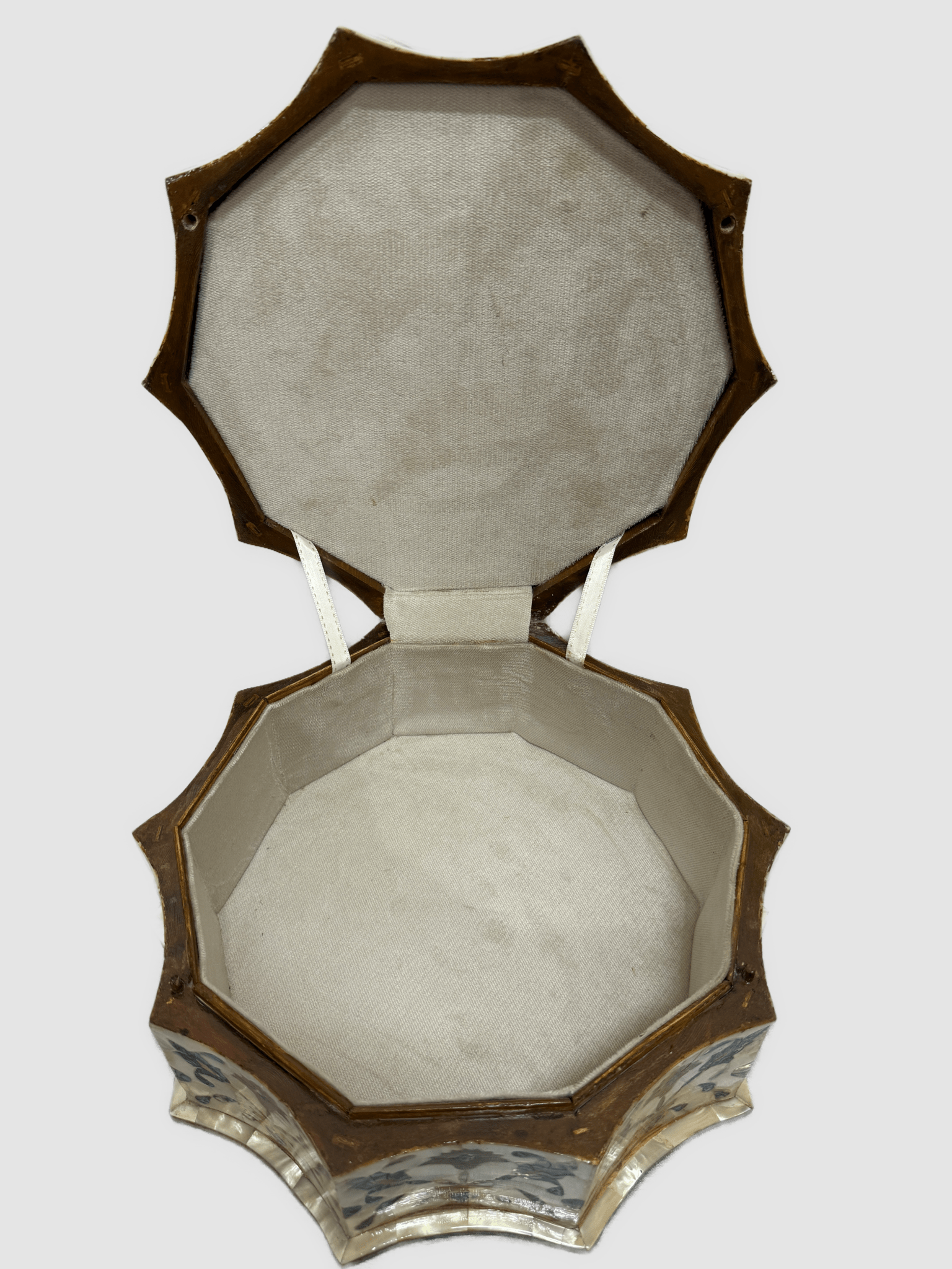 Handmade Wooden Jewelry Box with Mother of Pearl Inlay – Luxury Trinket Storage Box - Laila Hand Made Gifts