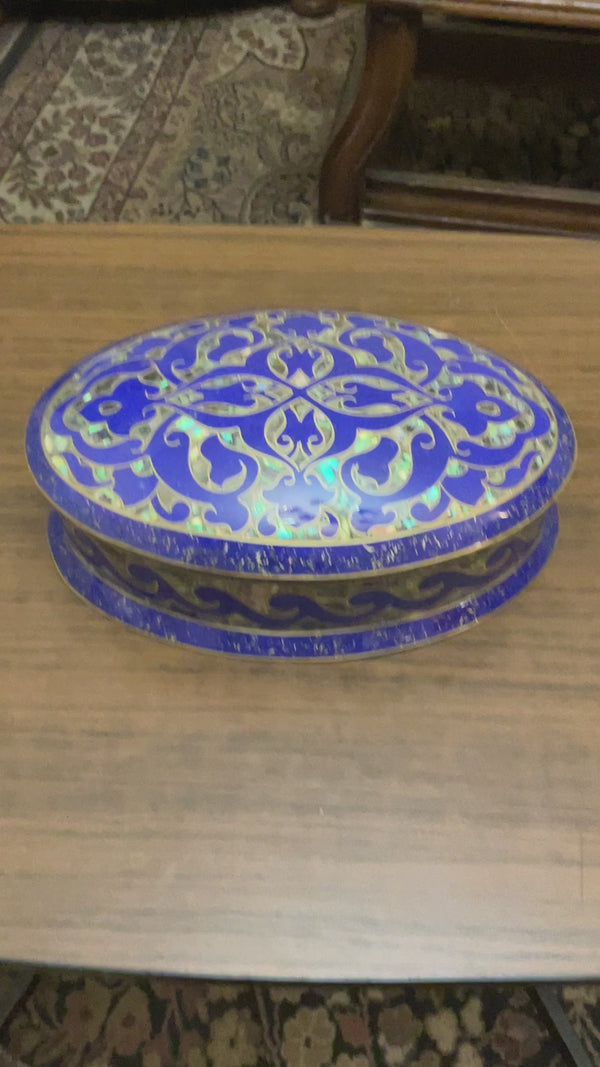 Handmade Wooden Jewelry Box Wood Trinket Storage Wood Box Mother of Pearl Inlay
