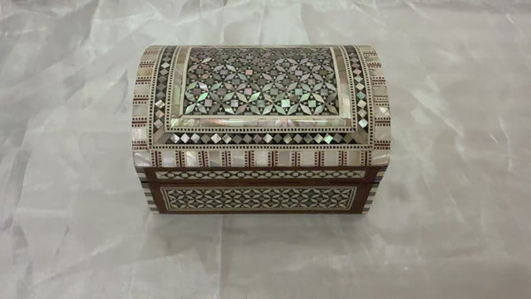 Handmade Mother of Pearl Treasure Chest Jewelry Box