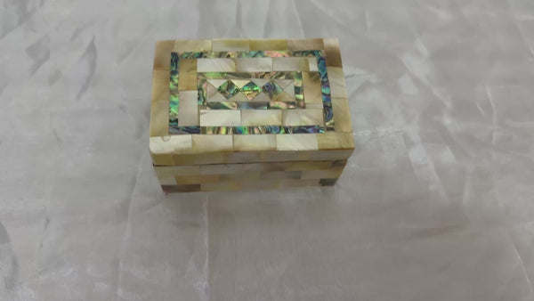 Handmade Mother of Pearl Keepsake Box – Luxury Wooden Chest